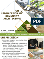 Arplan 2 Module 1 - Introduction To Urban Design - Community Architecture