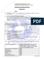 Prospectus Senior Citizen Mediclaim Policy