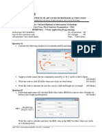 HNDIT1012 Visual Programming - Question - PaperV1.1 - Password Added