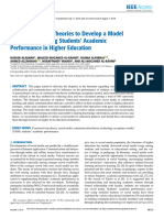 Integrated Three Theories To Develop A Model of Factors Affecting Students' Academic Performance in Higher Education