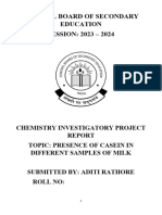 Investigatory Project - Chemistry