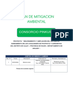 Plan de Manejo Ambiental (Pma) - Cajay