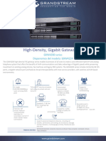 High-Density, Gigabit Gateways: GXW4200 Series Disponemos Del Modelo: GXW4224