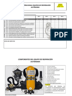 Preoperacional Equipos de Respiración Autónoma