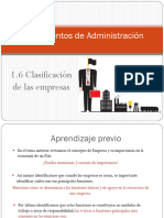 1.6 Clasificación de Las Empresas