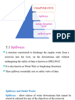 Spillways, Energy Dissipaters and Spillway Gates