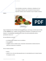 Nutrición y Alimentación