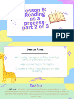 Lesson 9 - Reading As A Process (Part 2 and 3) PDF