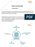 Business Organisations An Overview