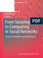 From Sociology To Computing in Social Networks - Theory, Foundations and Applications (Lecture Notes in Social Networks, 1) (PDFDrive)