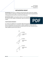 Metacentric Height