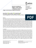 Brian Et Al 2022 Effectiveness of A Parent Mediated Intervention For Toddlers With Autism Spectrum Disorder Evidence