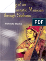 The Shaping of An Idealcarnatic Musician Through Sādhana