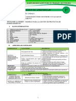 2°grado EPT - Sesión 4 - Unidad 1 - Modelos para La Gestión de Proyectos de Emprendimiento