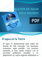 Distribución de Agua en El Mundo