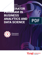 Business Analytics and Data Science