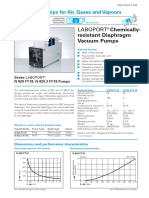 Vacuum Pump, KNF, N 820 3FT.18 Data Sheet