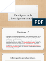 Paradigmas de La Investigación Científica