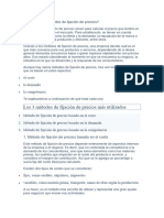 Qué Son Los Métodos de Fijación de Precios