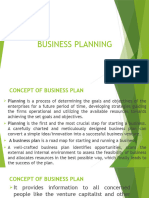 Business Planning