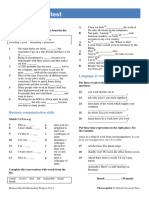 Business Result Intermediate Progress Tests