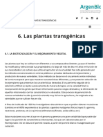 Las Plantas Transgénicas