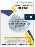 LHDN Explanatory Notes - BE2023