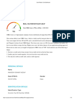 Score Report - Cibil Dashboard