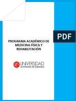 Medicina Fã Sica y Rehabilitaciã N Programa