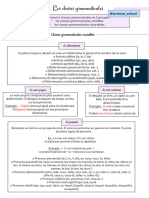 Les Classes Grammaticales