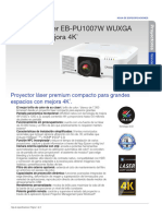 Especificaciones Proyector EBPU1007W PDF