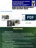 Determinacion Grado de Desmpeño PG Metodo MSCR