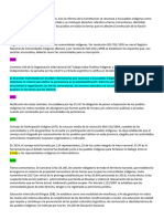 Normativas para Pueblos Aborigenes Despues de La Reforma Del 94