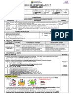 Sesion de Aprendizaje N°7 - 2023 - Ciclo Vii - Unit 3