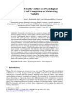 The Effect of Hustle Culture On Psychological Distress With Self Compassion As Moderating Variable