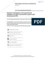 Dynamic Investigation and Experimental Validation of A Gear Transmission System With Damping Particles