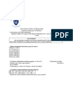 Segundo Trabalho de Estatistica de 2022