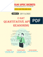 Quant Apti & Reasoning PYQs 