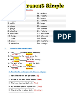 S - Es - Ies: 1. Add or To The Verbs