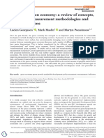 The Global Green Economy - A Review of Concepts, Definitions, Measurement Methodologies and Their Interactions