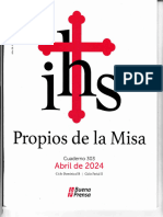 Propio de La Misa Abril 2024