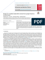 Design of A Compliant Adjustable Constant Force Gripper Based On