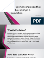 Mechanism of Evolution