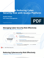 Managing Reducing Risk With Qualys Platform