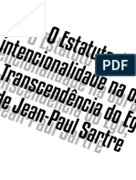 O Estatuto Da Intencionalidade Na Obra A Transcendência Do Ego, de Jean-Paul Sartre