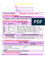 SESIÓN 7 Arte 17 de Abril ELABORAR UN DADO DE LA SALUD MAESTRA JANET