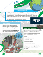 T e 1646832094 lks2 Earth Day 2024 Planet Vs Plastics Reading Comprehension Activity - Ver - 5