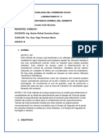 Lab 3 Consistencia Normal Del Cemento y Tiempo de Fraguado