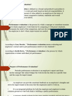 WEEK 6 Performance Management and Evaluation