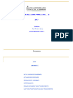 Capítulo I Actos Jurídicos Procesales